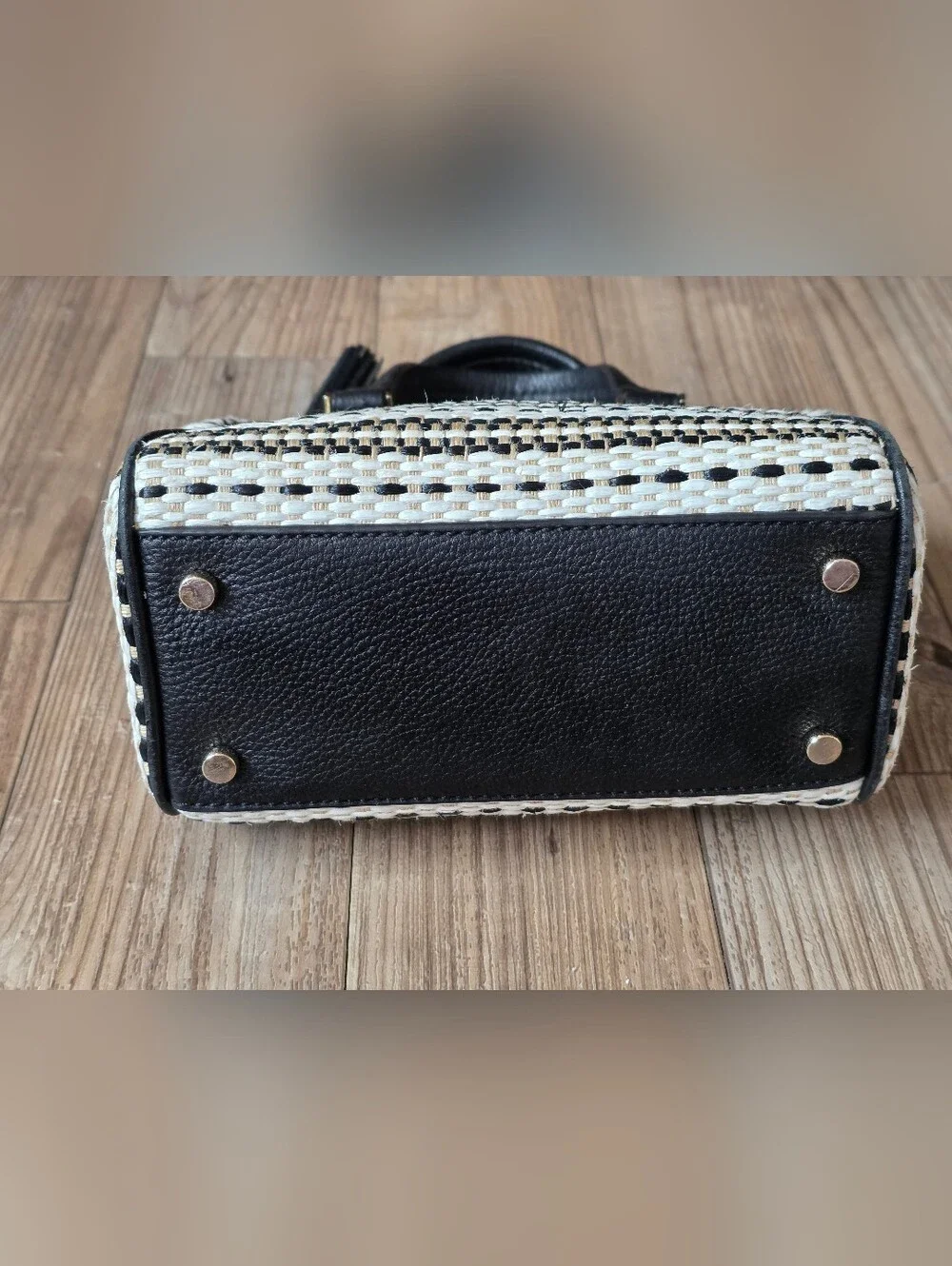 kate spade woven black